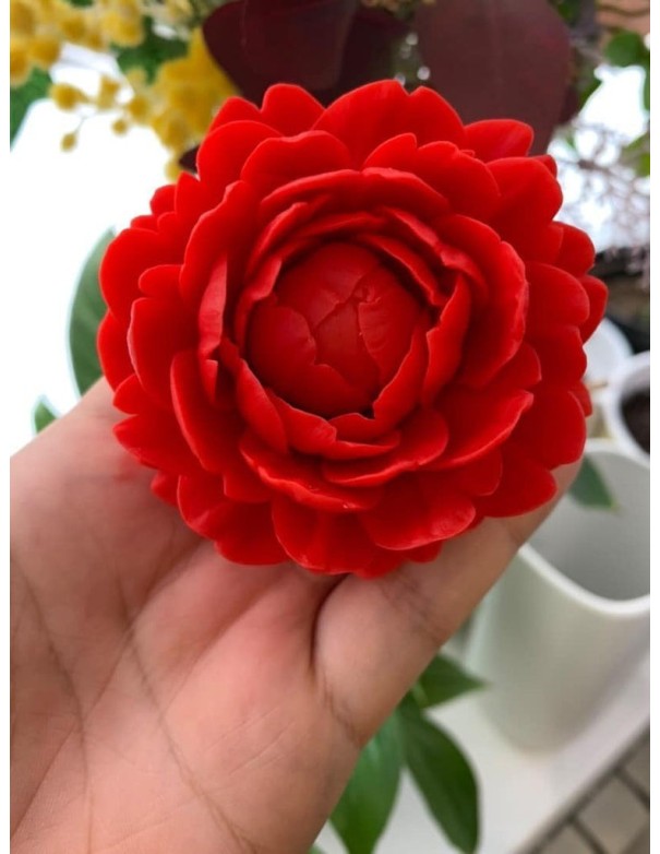 Silicone mold Peony Diana