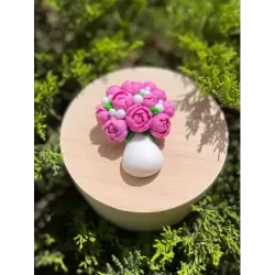 Foremka 2D Bukiet piwonii w wazonie