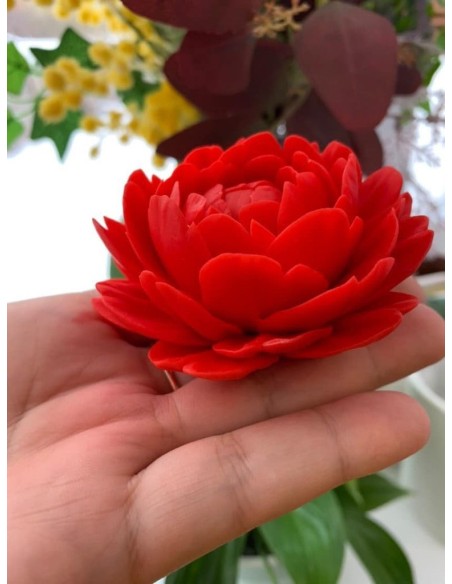 Silicone mold Peony Diana