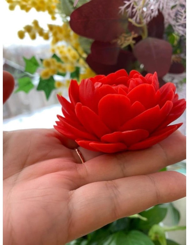 Silicone mold Peony Diana