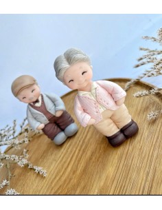 Silicone mold 2D Grandma