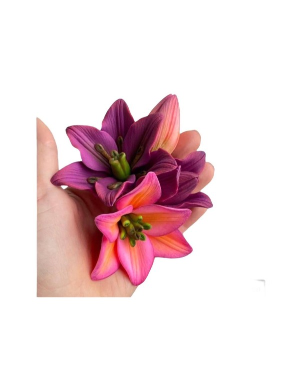 Silicone mold Lily flower