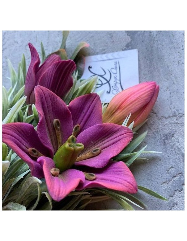 Silicone mold Lily flower