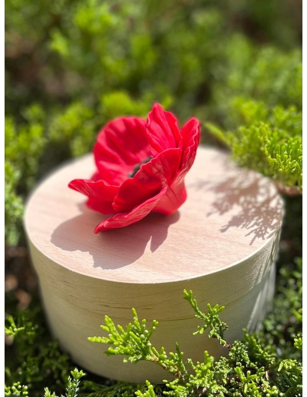 Silicone mold Field Poppy