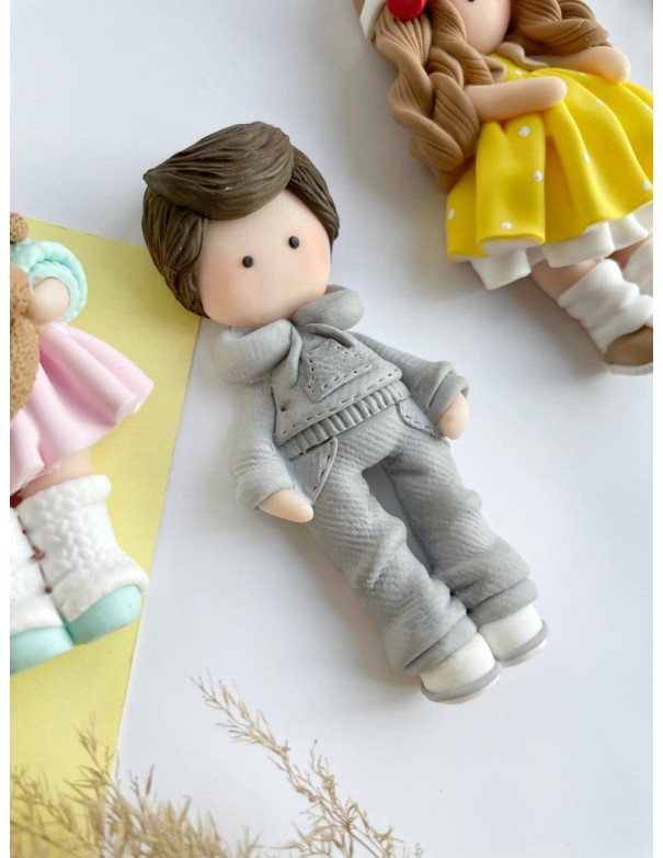 Silicone mold 2D Boy