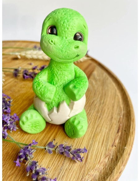 Silicone mold Dino in an egg