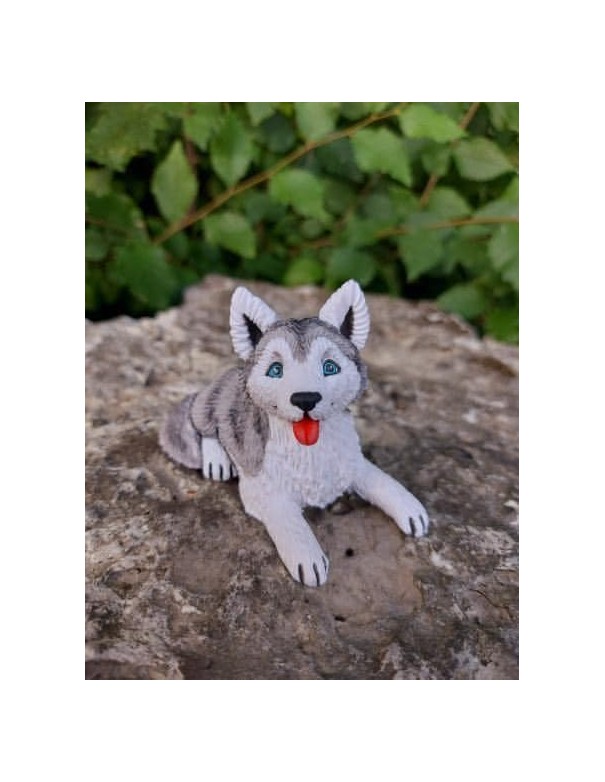 Silicone mold Husky Puppy