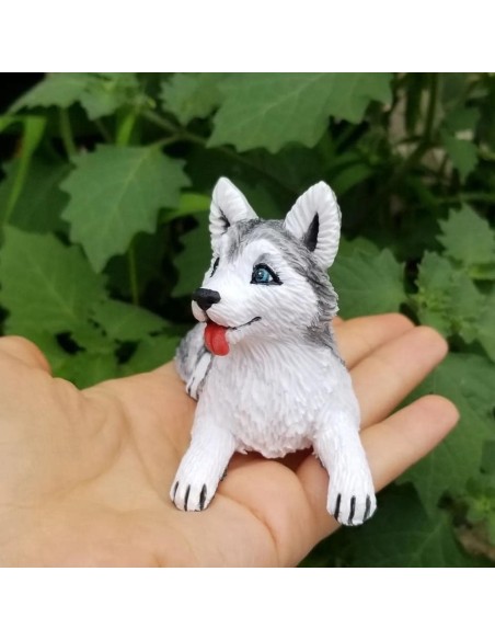 Silicone mold Husky Puppy