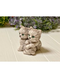 Silicone mold Two Kittens 2