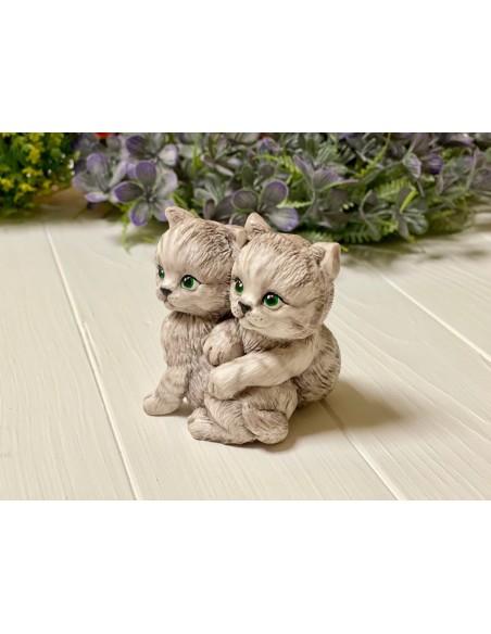 Silicone mold Two Kittens