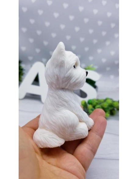 Silicone mold Blond Dog