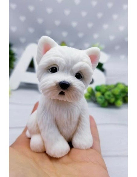 Silicone mold Blond Dog