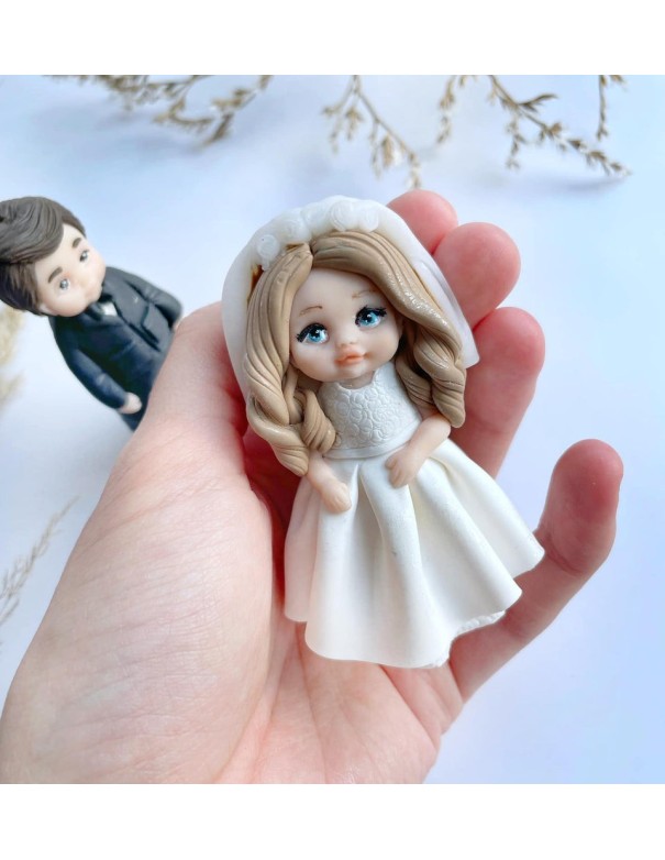 Silicone mould Bride