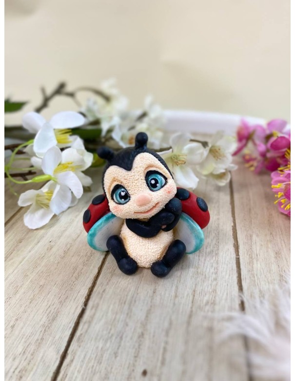 Силиконовая форма Божья коровка