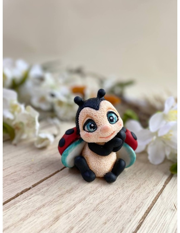 Силиконовая форма Божья коровка