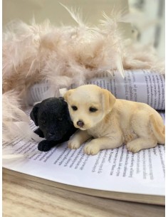 Silicone mold Two Labrador puppies 2