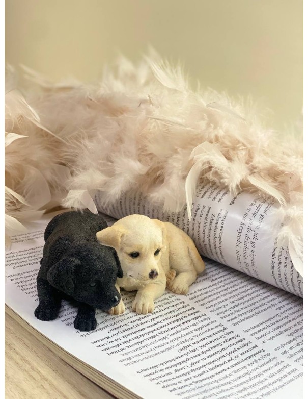 Silicone mold Two Labrador puppies