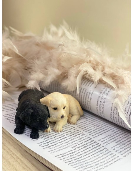 Silicone mold Two Labrador puppies