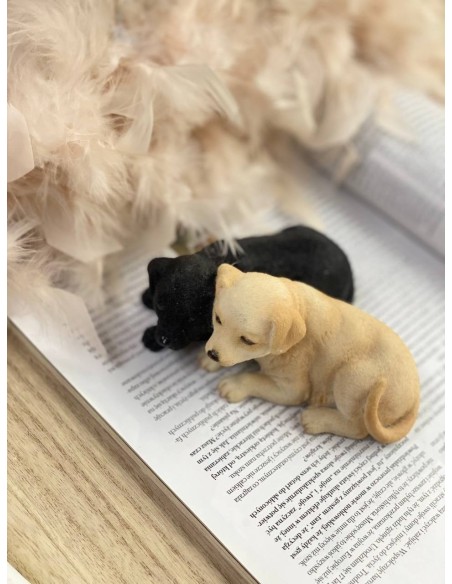 Silicone mold Two Labrador puppies