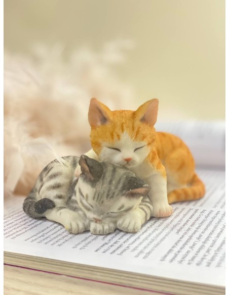 Silicone mold Sleeping cats