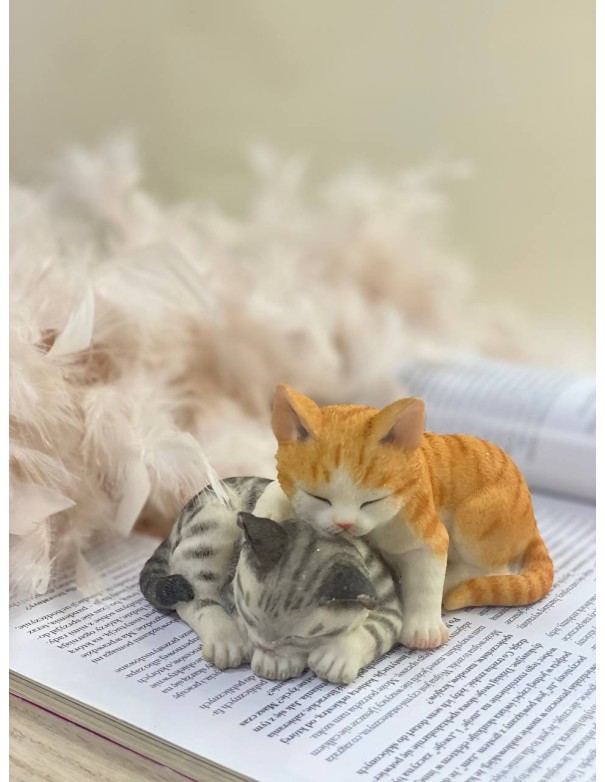 Silicone mold Sleeping cats