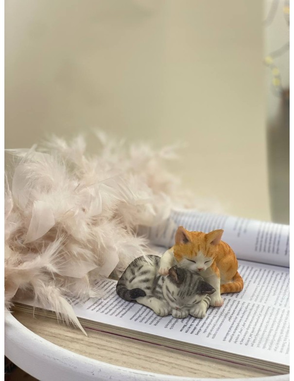 Silicone mold Sleeping cats