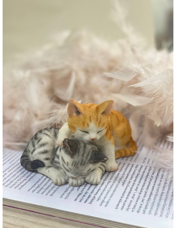 Silicone mold Sleeping cats