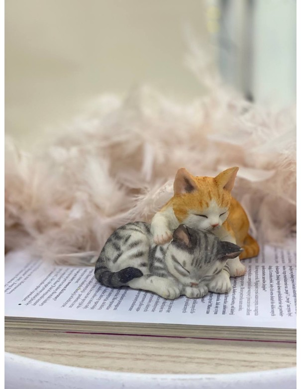 Силиконовая форма Спящие коты