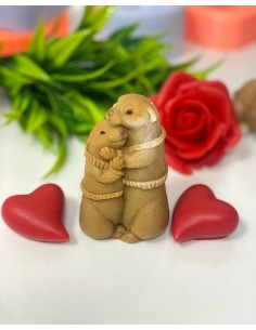 Silicone mould Loving Otters
