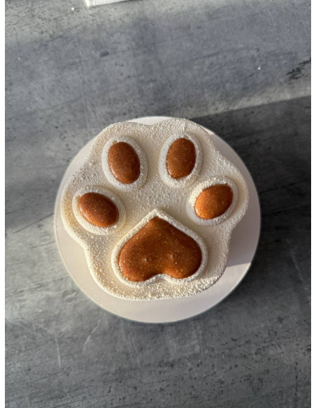 Silicone mold „Paw” – for monoportions / desserts