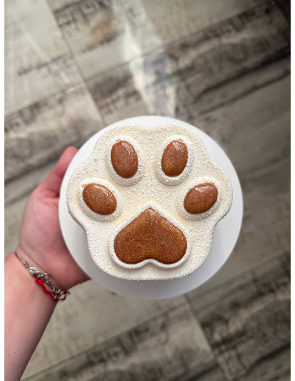 Silicone mold „Paw” – for monoportions / desserts