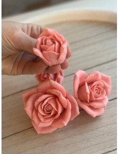 Silicone mold Velvet Rose 2