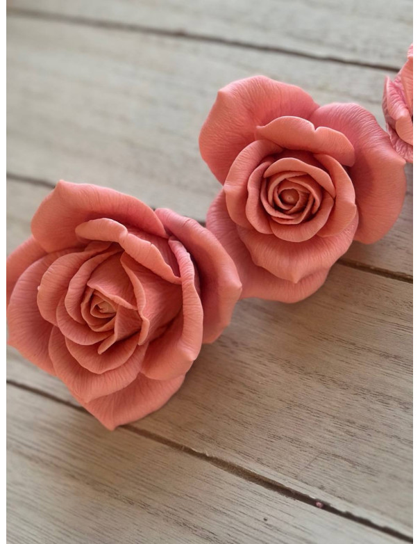 Silicone mold Velvet Rose