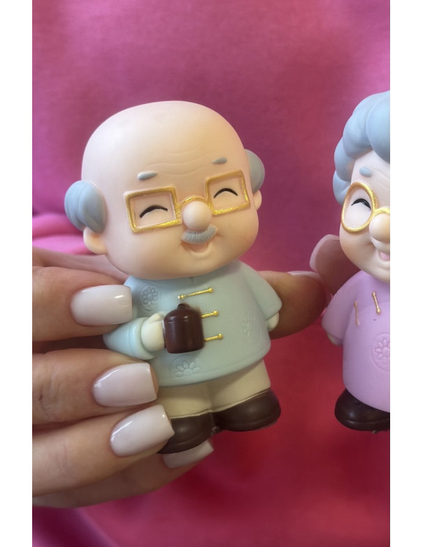 Silicone mold Grandpa