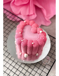 Silicone mold for bento cake – Heart