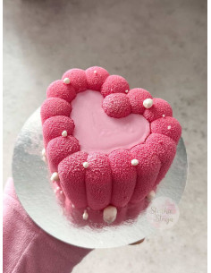 Forma silikonowa do tortu bento – Serce 2