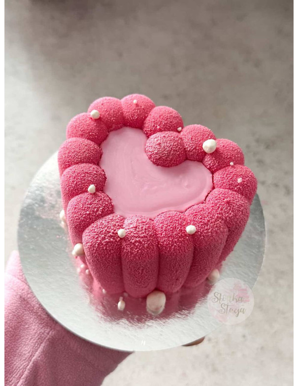 Forma silikonowa do tortu bento – Serce