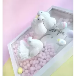 Silicone mold White Dove 2